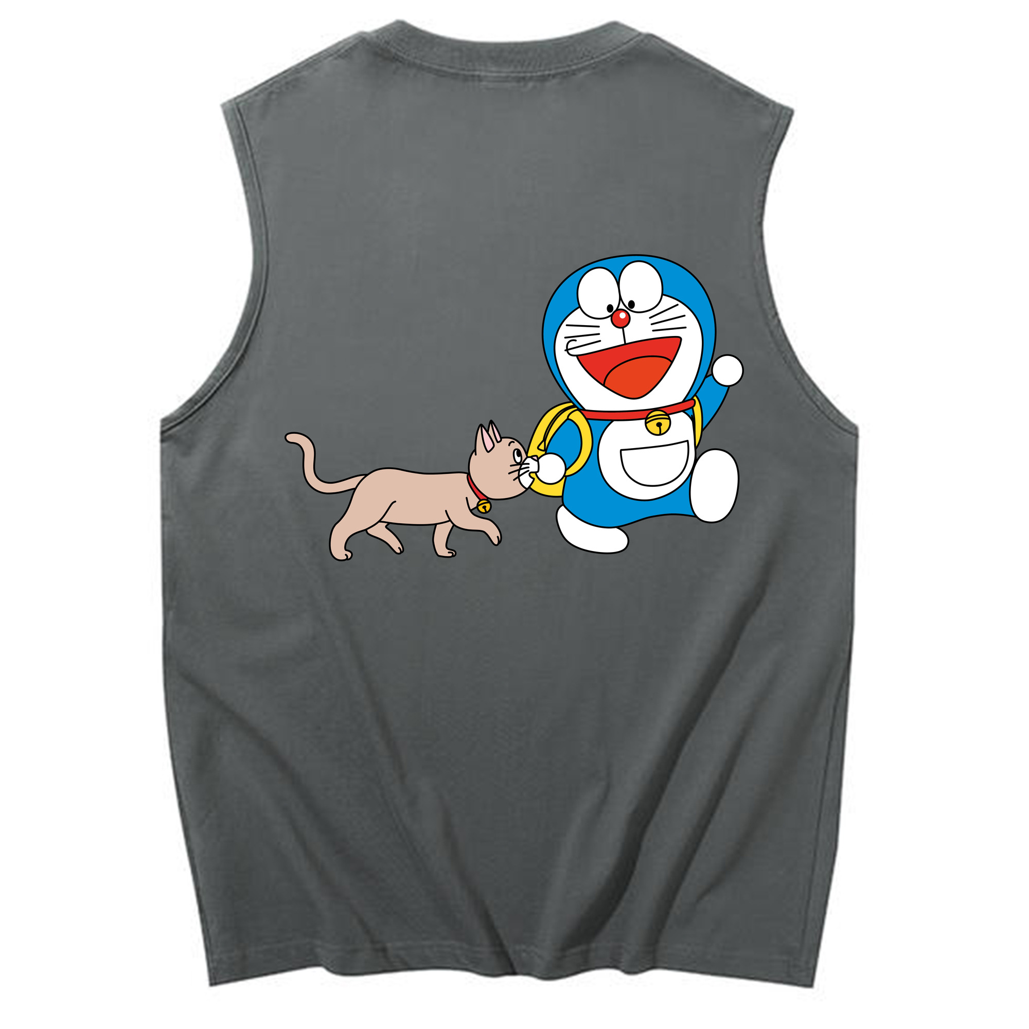 （画像用） ドラえもん Doraemon コットン100％タンクトップ（背面プリント）